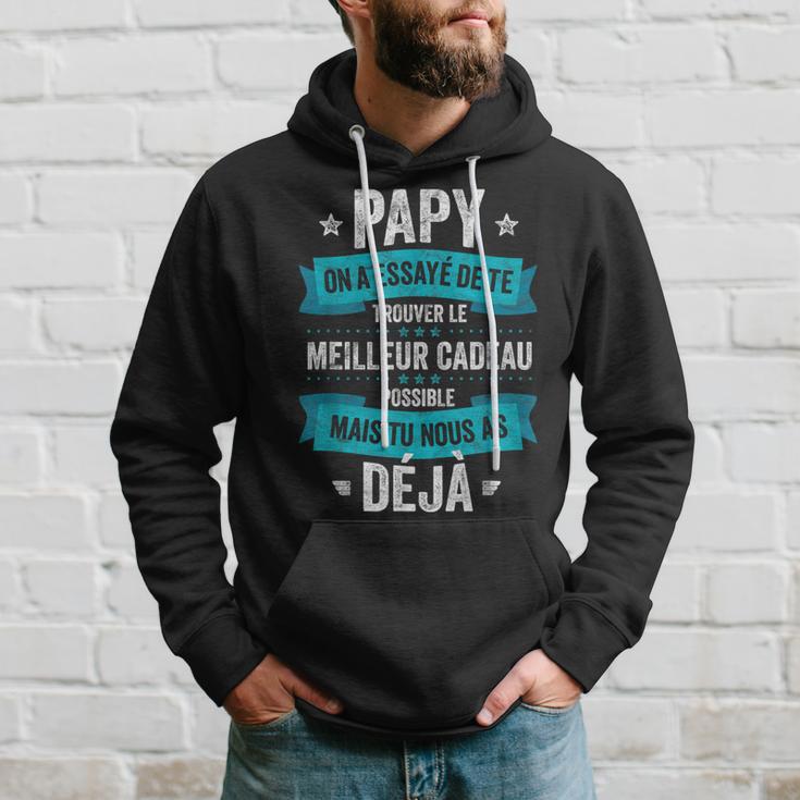 Grand-Père Super Papi Fête Des Grands-Pères Papy Sweat à capuche Cadeaux pour lui