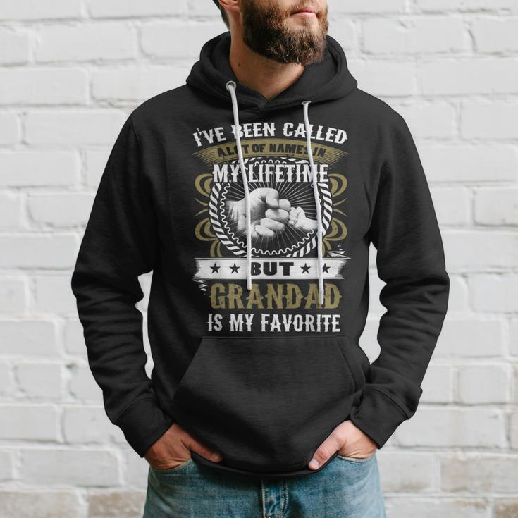 Grandad Is My Favorite Name Fathers Day For Men Hoodie Gifts for Him