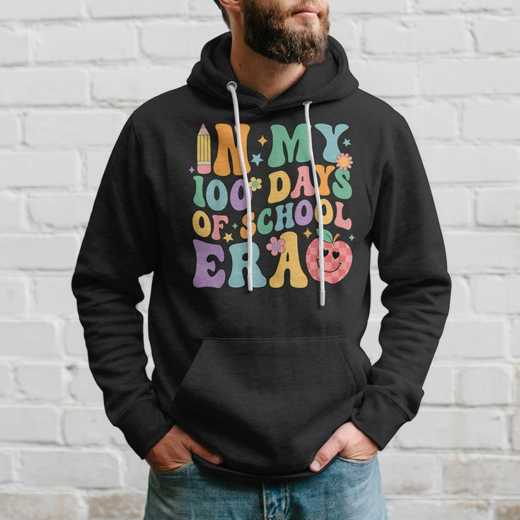 Groovy In My 100 Days Of School Era Student Teacher Hoodie Gifts for Him