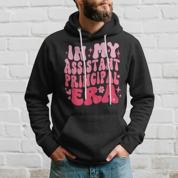 Groovy In My Assistant Principal Era Job Title School Worker Hoodie Gifts for Him