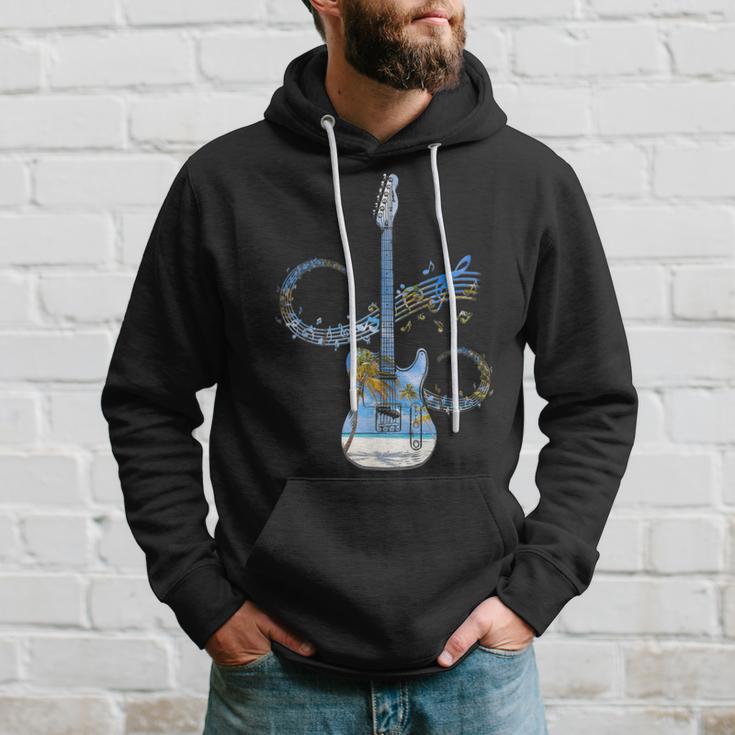 Guitar Rock N Roll Bass Instrument Vintage Metal Hoodie Gifts for Him