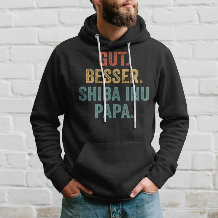 Gut Besser Shiba Inu Papa Kapuzenpullover Geschenke für Ihn