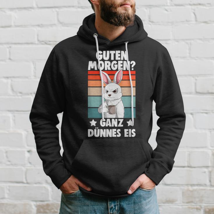 Guten Morgen Ganz Thin Ice Cream Rabbit S Hoodie Geschenke für Ihn