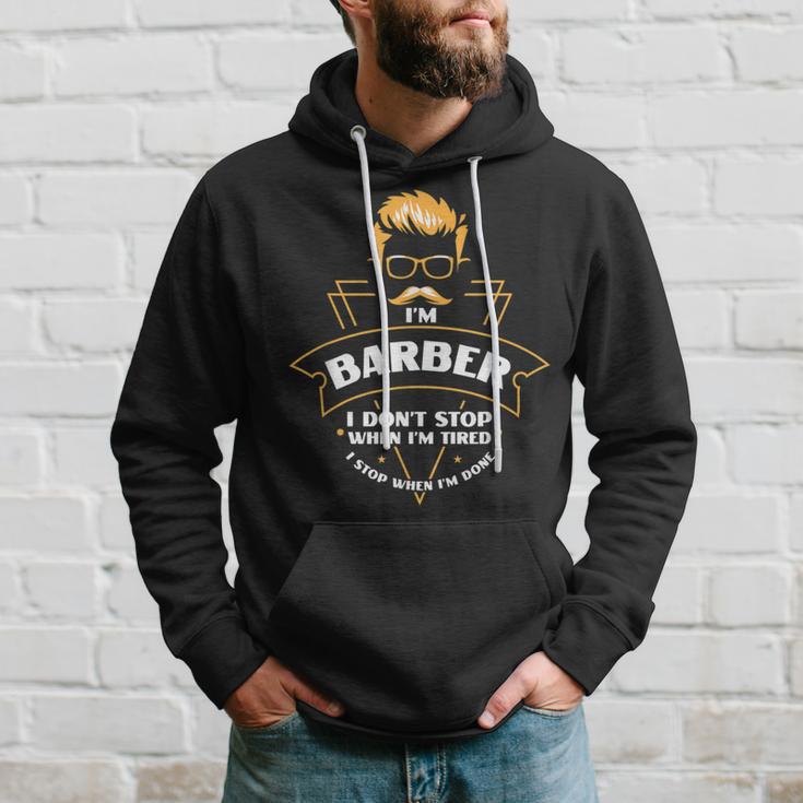 Hairdresser Saying For Barber Shop Hairdressers Hoodie Geschenke für Ihn