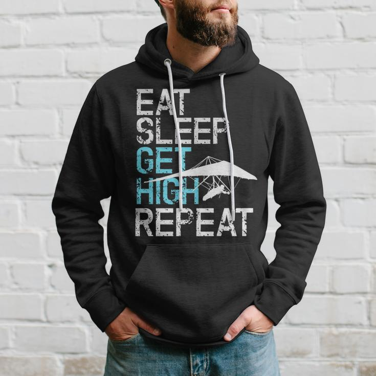 Hang Gliding Eat Sleep Get High Hoodie Gifts for Him