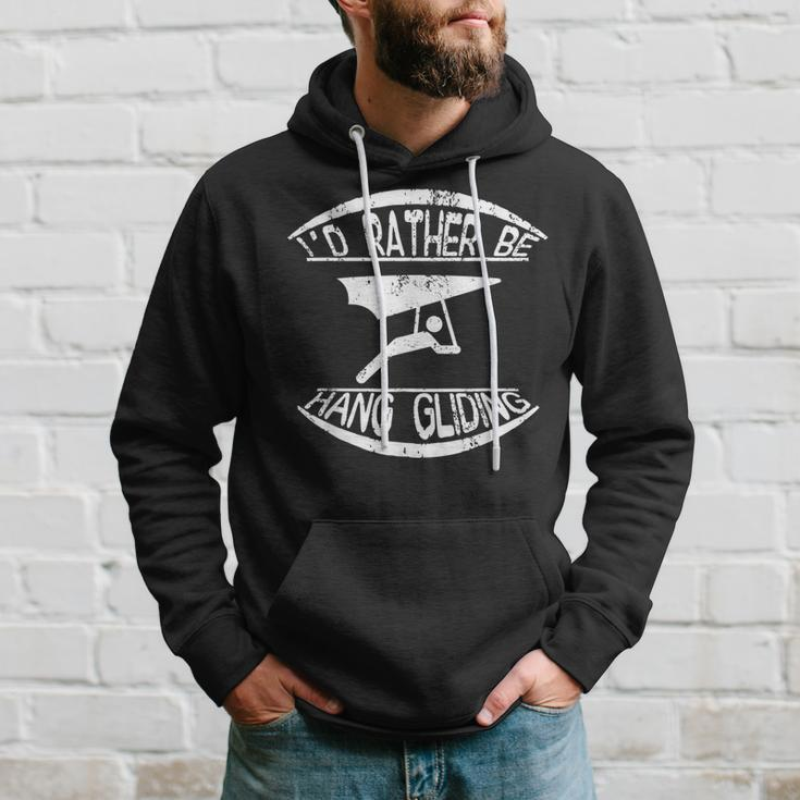 Hang Gliding Vintage Look Hang Glider Flying Hoodie Gifts for Him