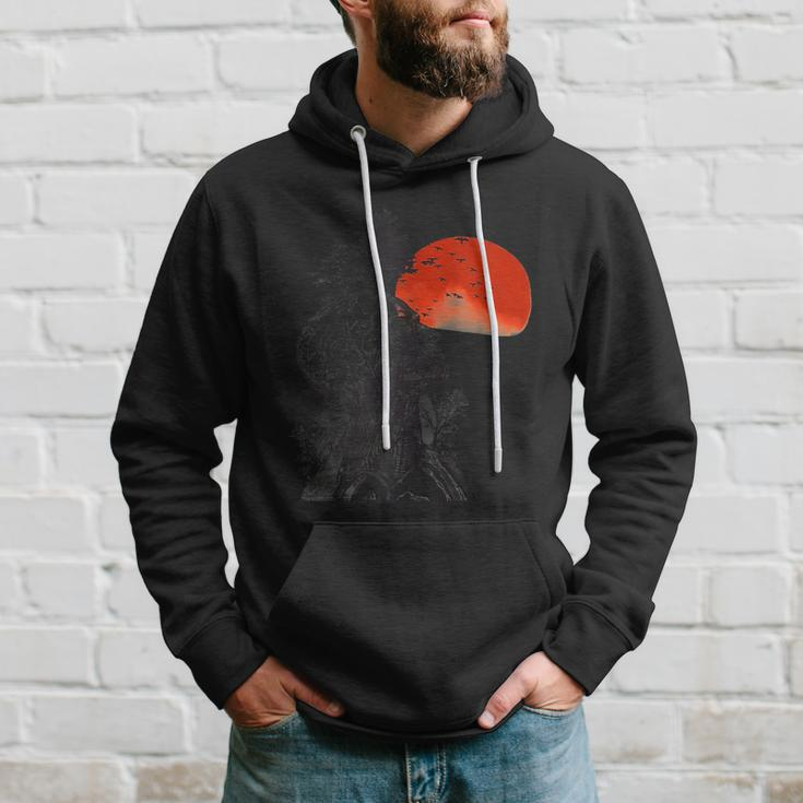 Hangover Human Tree Surreal Artistic Sunset Hoodie Gifts for Him
