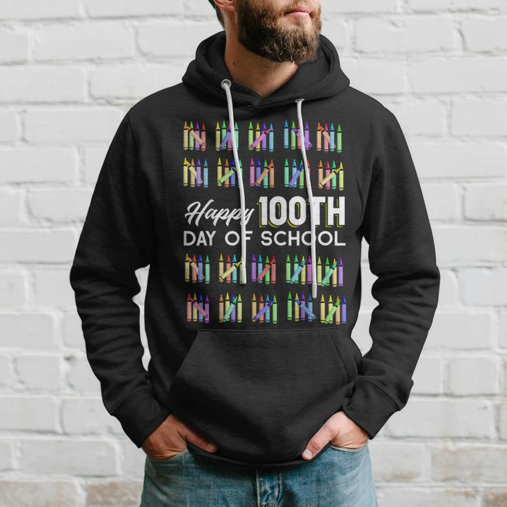 Happy 100Th Day Of School Student 100 Days Of School Hoodie Gifts for Him