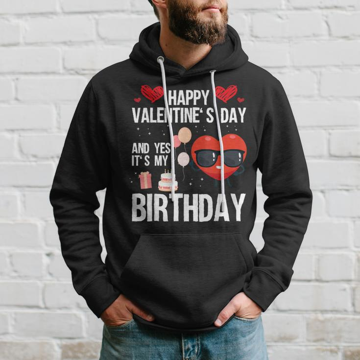 Happy Valentines Day And Yes It Is My Birthday V-Day Pajama Hoodie Gifts for Him