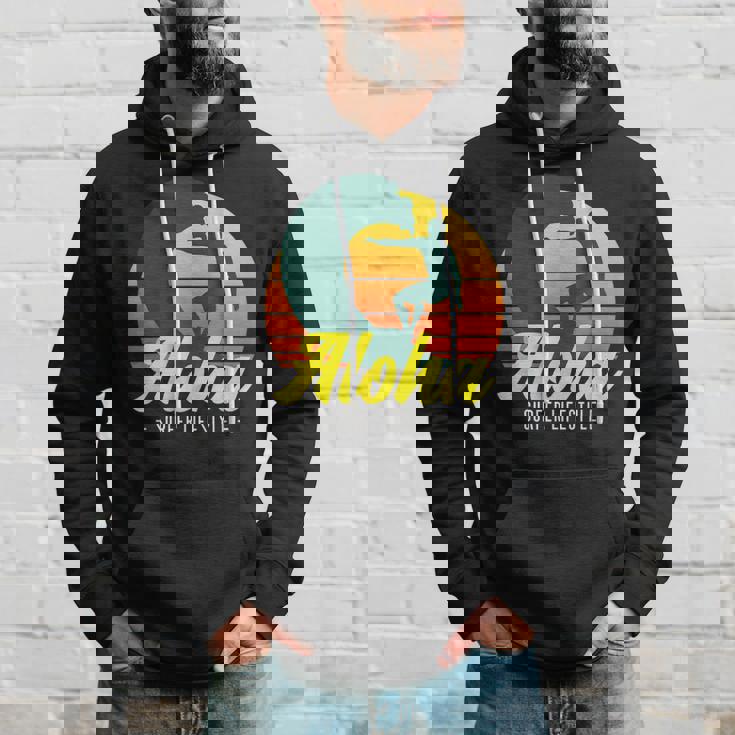 Hawaii Surfing Vacation & Hawaiian Surfer Hoodie Gifts for Him