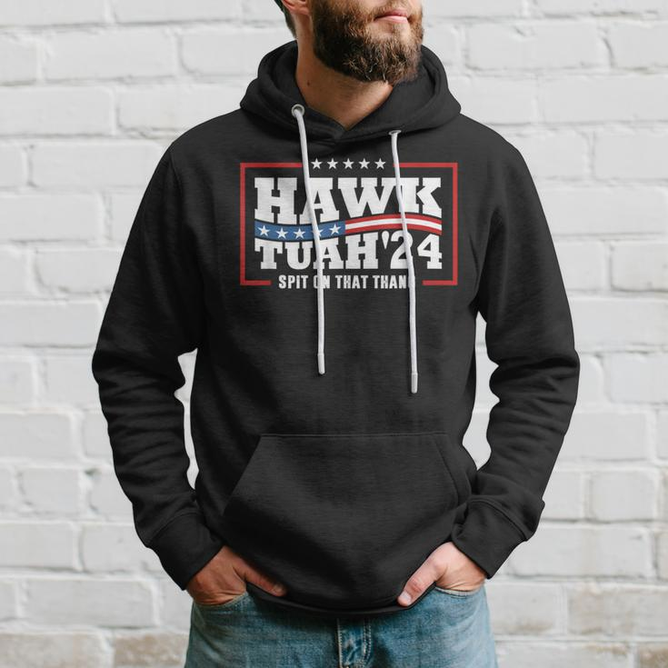 Hawk Tush 24 Spit On That Thing Retro Political President Hoodie Gifts for Him