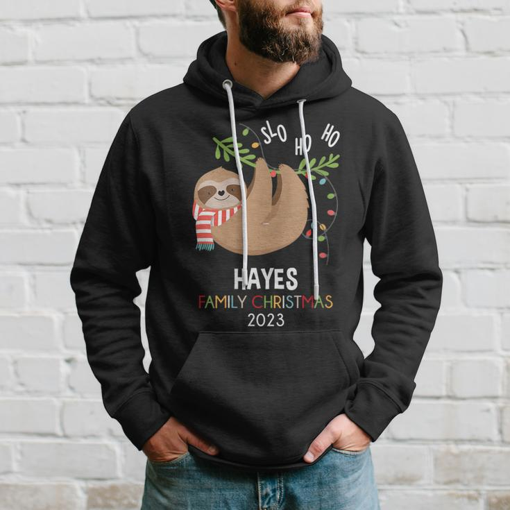 Hayes Family Name Hayes Family Christmas Hoodie Gifts for Him