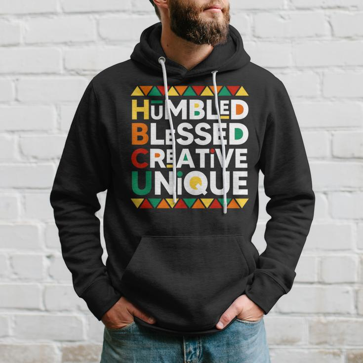 Hbcu Humbled Blessed Creative Unique Historical Black Hoodie Gifts for Him