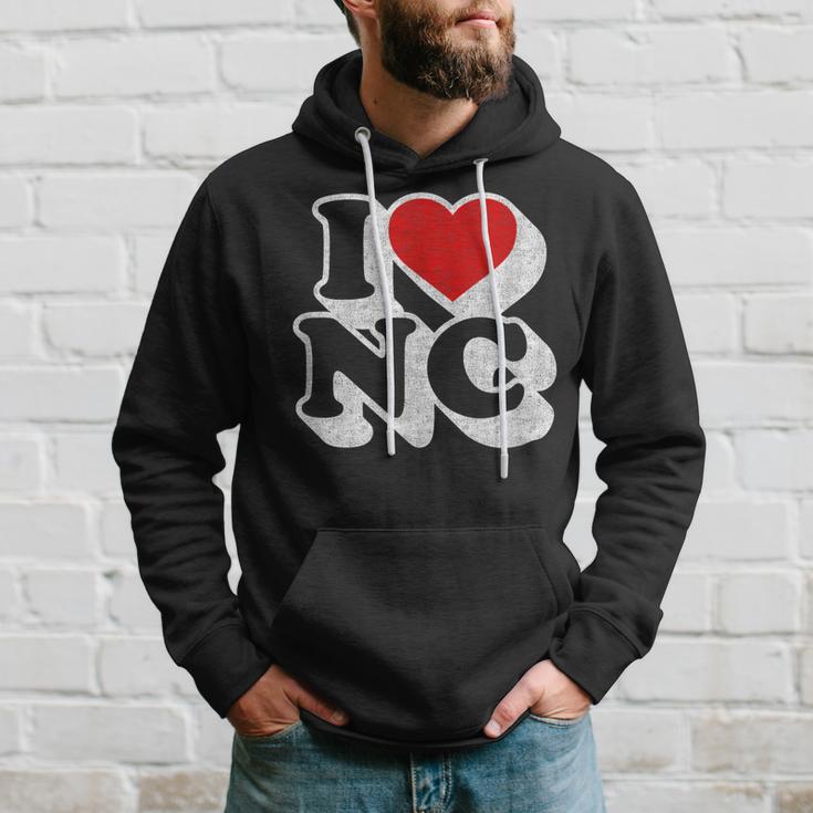 I Heart Love Nc North Carolina Souvenir Hoodie Gifts for Him