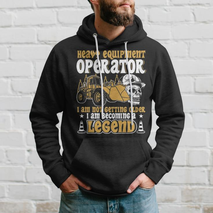Heavy Equipment Operator Legend Occupation Hoodie Gifts for Him