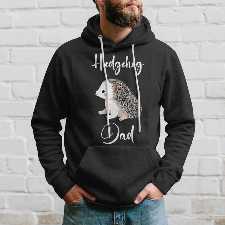 Hedgehog Hedgehog Dad Hedgehog Father Hoodie Gifts for Him