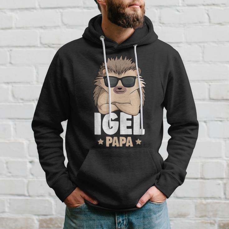 Hedgehog Papa Hoodie Geschenke für Ihn