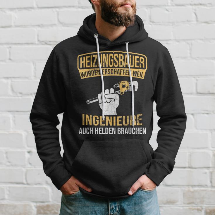 Heizungsbauer Herden Der Ingenieure Heater Building Hoodie Geschenke für Ihn