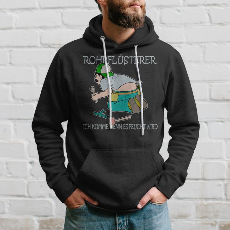 Heizungsbauer Rohrflüsterer Plumber S Hoodie Geschenke für Ihn