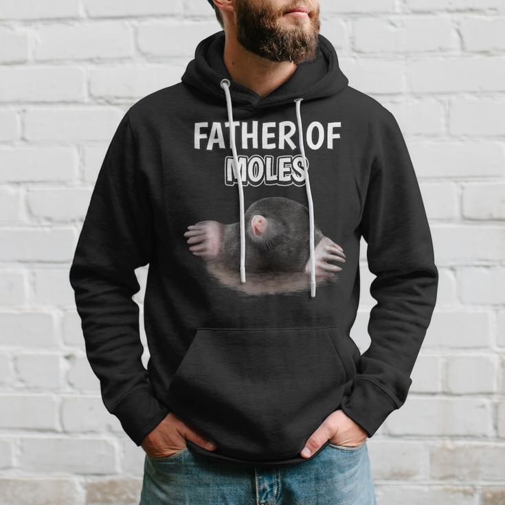 Herren Jungen Father Of Moles Papaatertag Maulwurf Kapuzenpullover Geschenke für Ihn