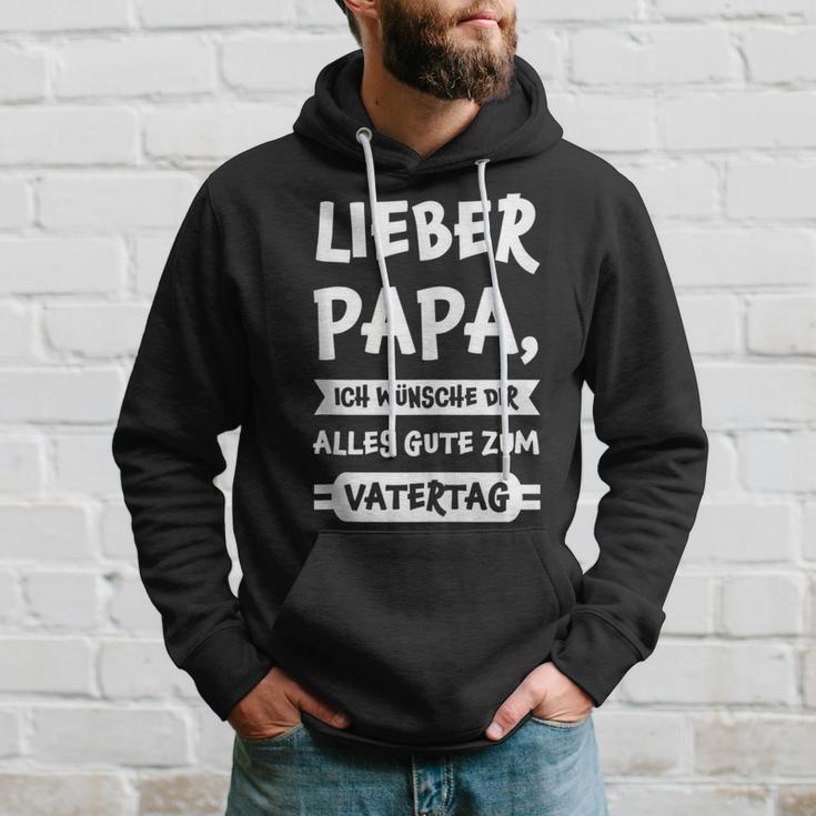 Herren Lieber Papa Alles Gute Zumatertag Papaatertag Kapuzenpullover Geschenke für Ihn