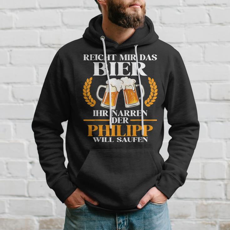 Herren Philipp Lustiger Bier Spruch Name Geburtstag Kapuzenpullover Geschenke für Ihn