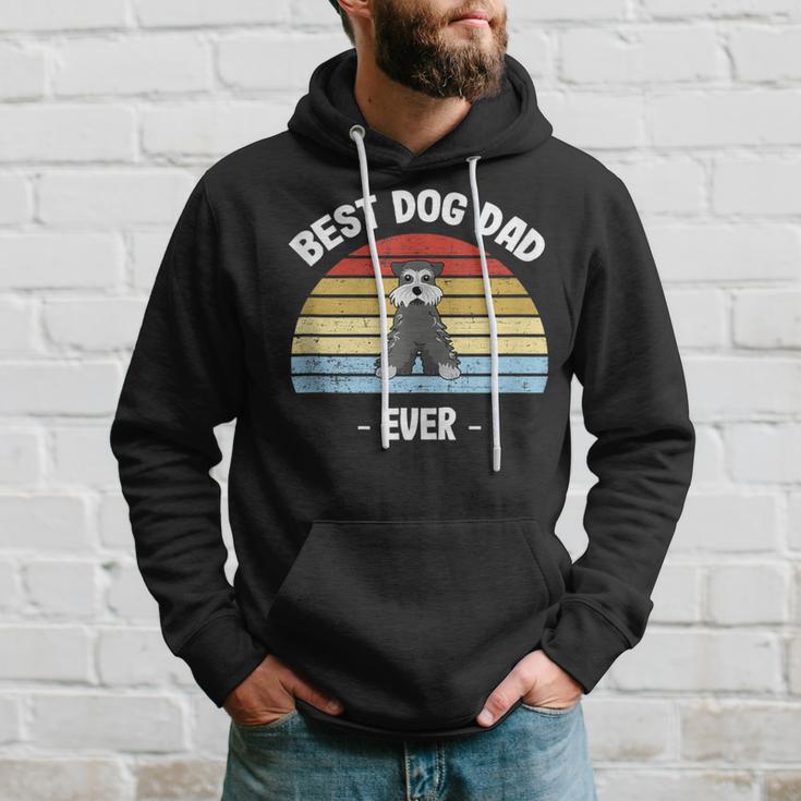 Herren Zwergschnauzer Papa Geschenk Kapuzenpullover Geschenke für Ihn