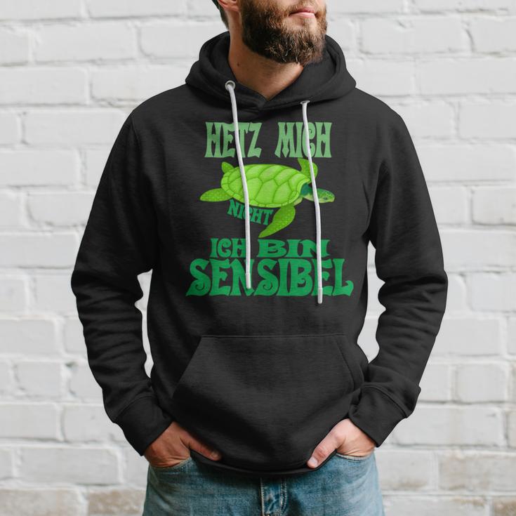 Hetz Mich Nicht Ich Bin Sensibel Kapuzenpullover Geschenke für Ihn