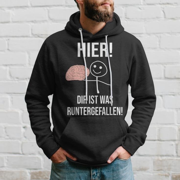 Hier Dir Ist Was Untergefen Black Hoodie Geschenke für Ihn