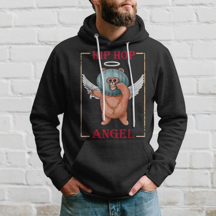 Hip Hop Angel Teddy Cute Gangster Bear Hoodie Gifts for Him