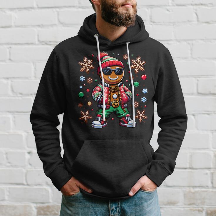 Hip Hop Gingerbread Man X-Mas Christmas Boys Hoodie Gifts for Him