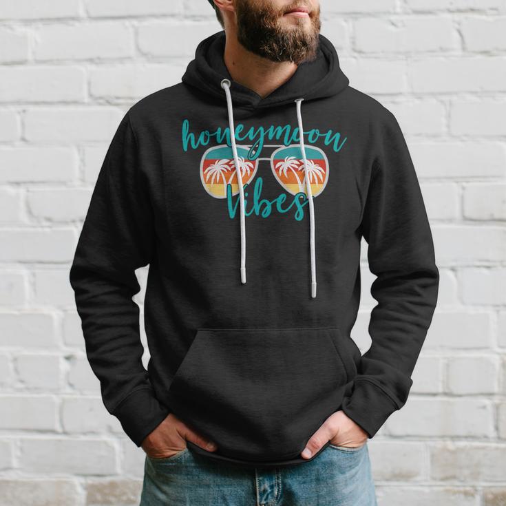 Honeymoon Vibes Cute Couples Trip Matching Vacation Hoodie Gifts for Him