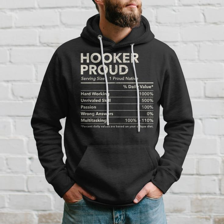 Hooker Oklahoma Proud Nutrition Facts Hoodie Gifts for Him