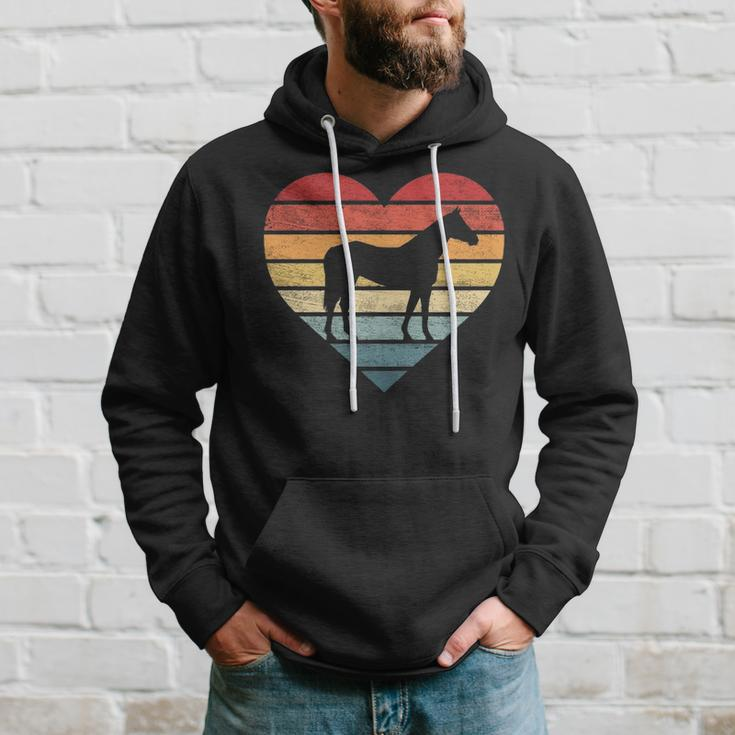 Horse Lover Horseback Riding Equestrian Retro Vintage Hoodie Gifts for Him