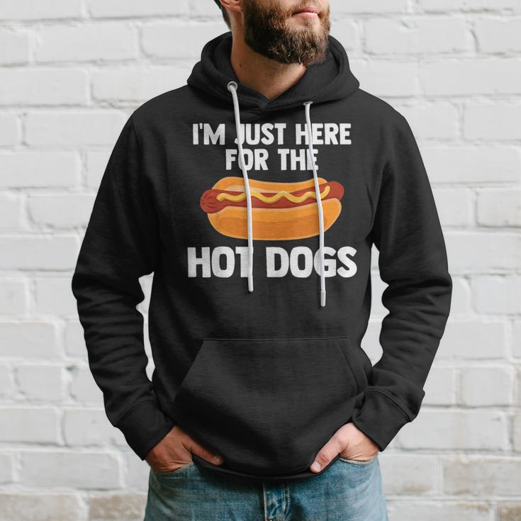 Hot Dog I'm Just Here For Hot Dogs Hoodie Gifts for Him