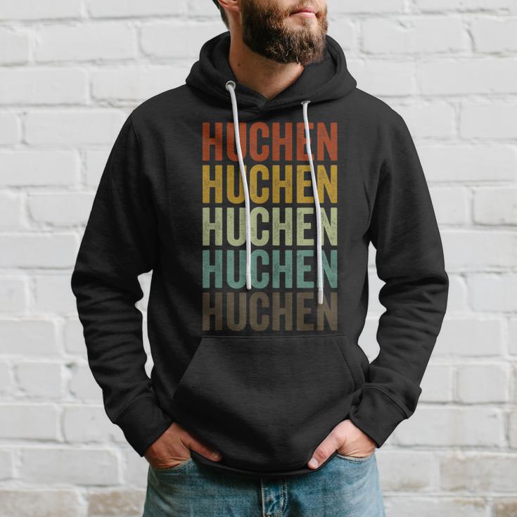 Huchen Fisch Retro Design Hoodie, Vintage Angler Bekleidung Geschenke für Ihn