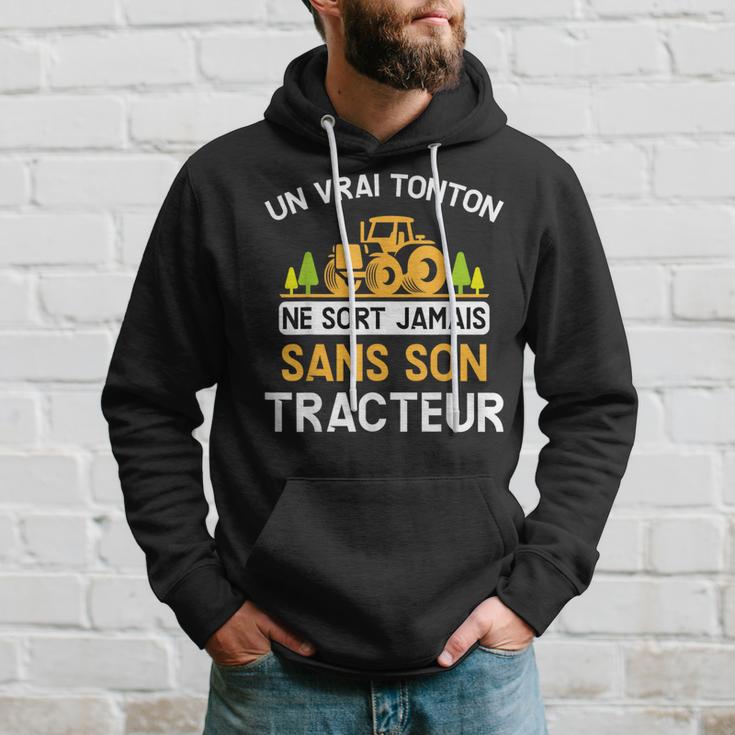 Sweat à Capuche Papa Agriculteur Humour Tracteur - Cadeau Original Fête Des Pères 2025