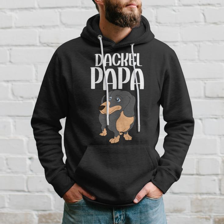 Hunde Papa Hundebesitzer Hundehalteratertag Dackel Kapuzenpullover Geschenke für Ihn