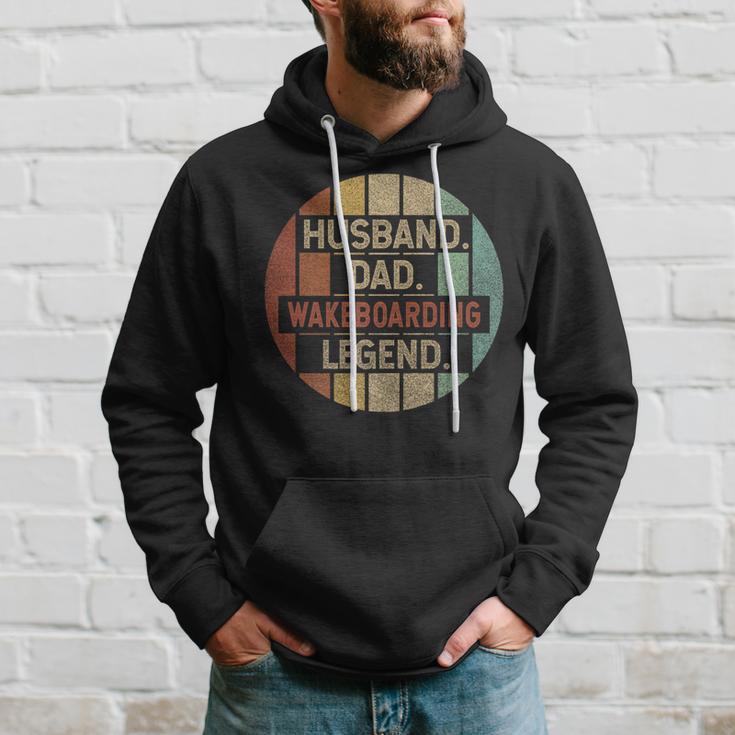 Husband Dad Wakeboarding Legend Vintage Hoodie Gifts for Him