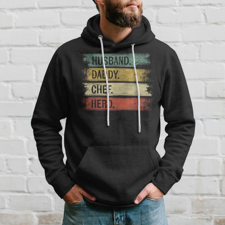 Husband Daddy Chef Hero Pastry Chef Baker Bakery Baking Hoodie Gifts for Him