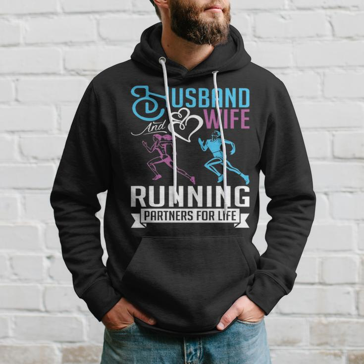Husband And Wife Running Sweet Valentine’S Day Hoodie Gifts for Him