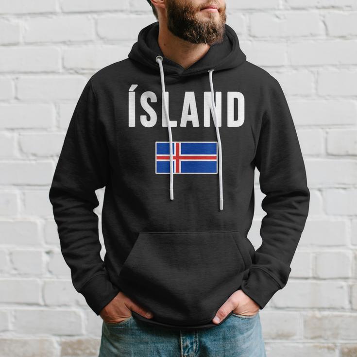 Iceland Icelandic Flag Reykjavik Travel Souvenir Love Viking Hoodie Gifts for Him