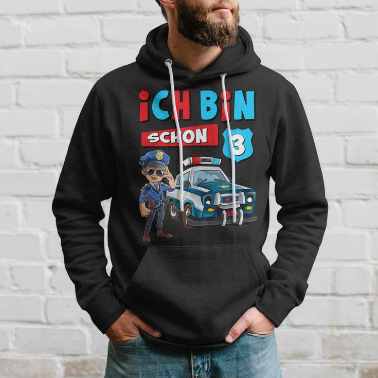 Ich Bin 3 Jahre Boys Police Car Hoodie Geschenke für Ihn