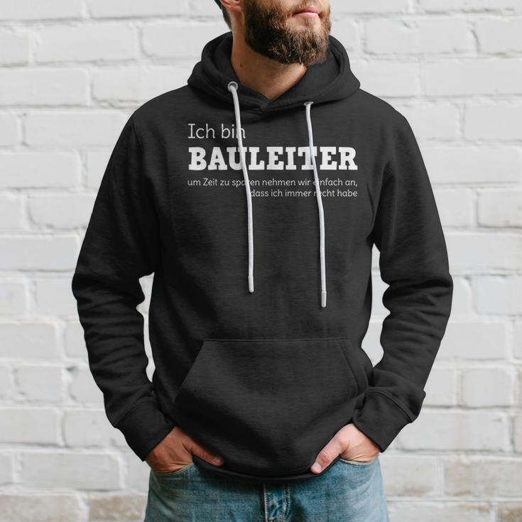 Ich Bin Bauleiter Bauherr Hoodie Geschenke für Ihn