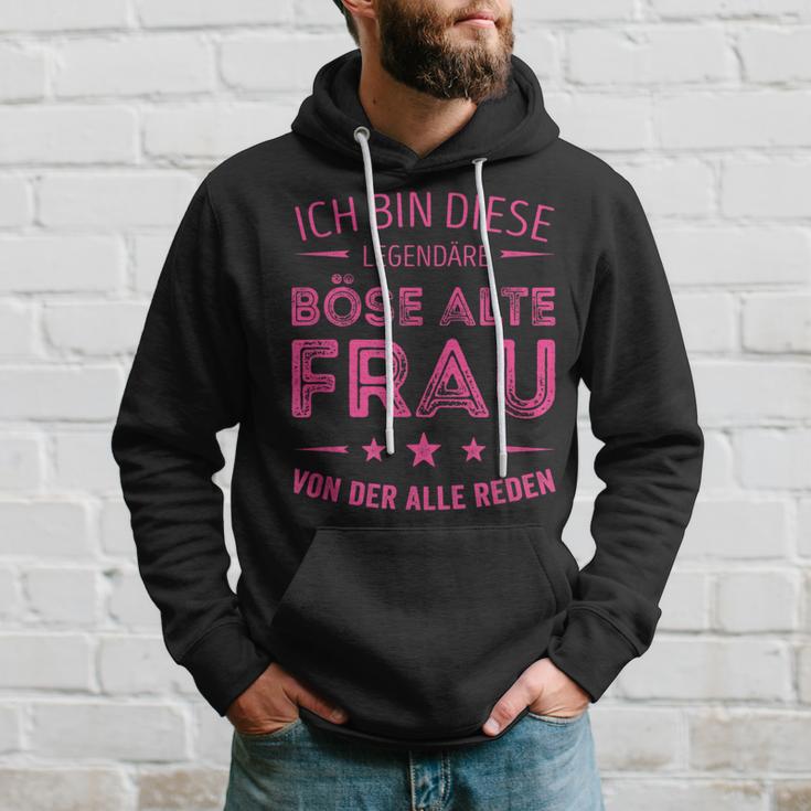 Ich Bin Die Legendäre Böse Alte Frau Hoodie in Schwarz Geschenke für Ihn