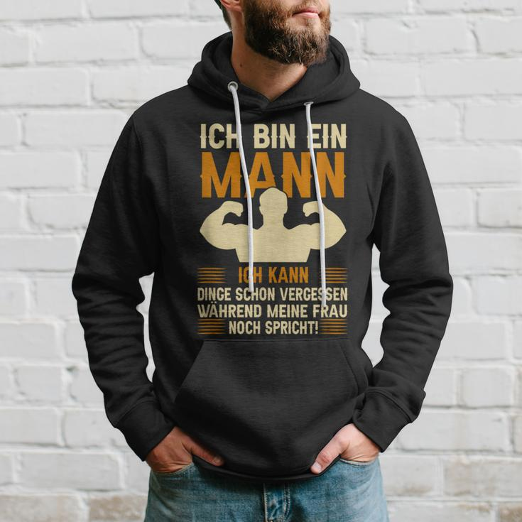 Ich Bin Ein Mann Ich Kann Dinge Schon Vergessen Humor German Hoodie Geschenke für Ihn