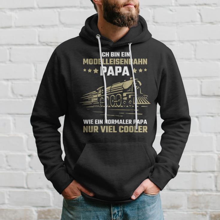 Ich Bin Ein Modellleisenbahn Papa Eisenbahn Modellbahn Kapuzenpullover Geschenke für Ihn