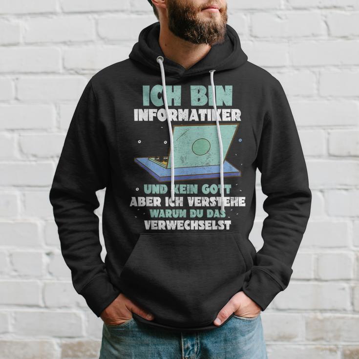 Ich Bin Informatiker Und Kein Gott Ich Bin Informatiker Kapuzenpullover Geschenke für Ihn