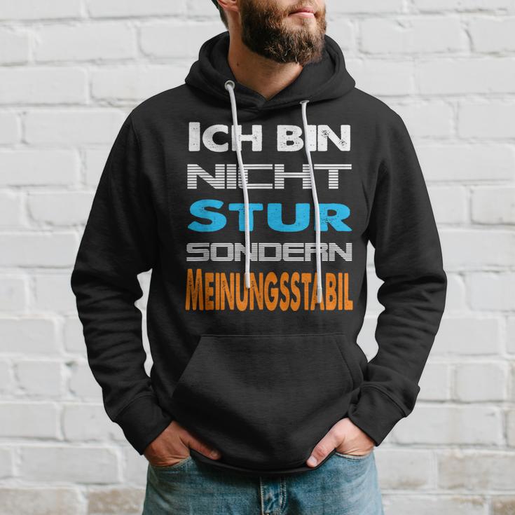 Ich Bin Nicht Stur Sondern Meinungsstabil Saying Kapuzenpullover Geschenke für Ihn