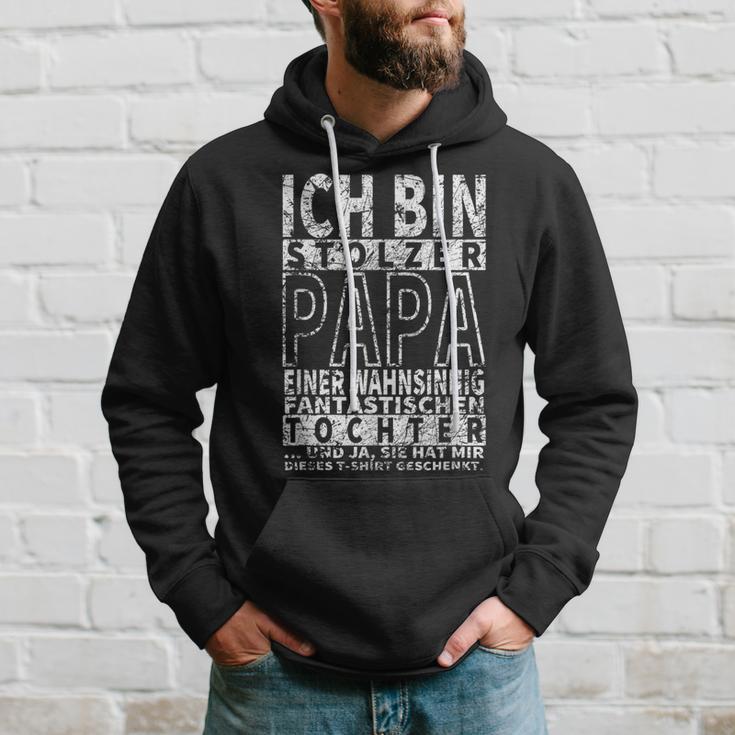 Ich Bin Stoler Papa Einer Wahnsinnig Fantastischen Tochter Kapuzenpullover Geschenke für Ihn